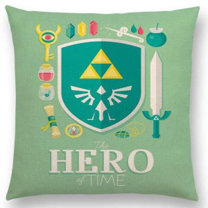 housse coussin zelda the hero of time