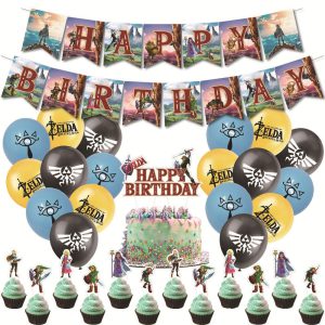 decoration anniversaire zelda birthday kit