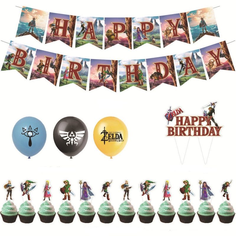 zelda decoration anniversaire birthday kit