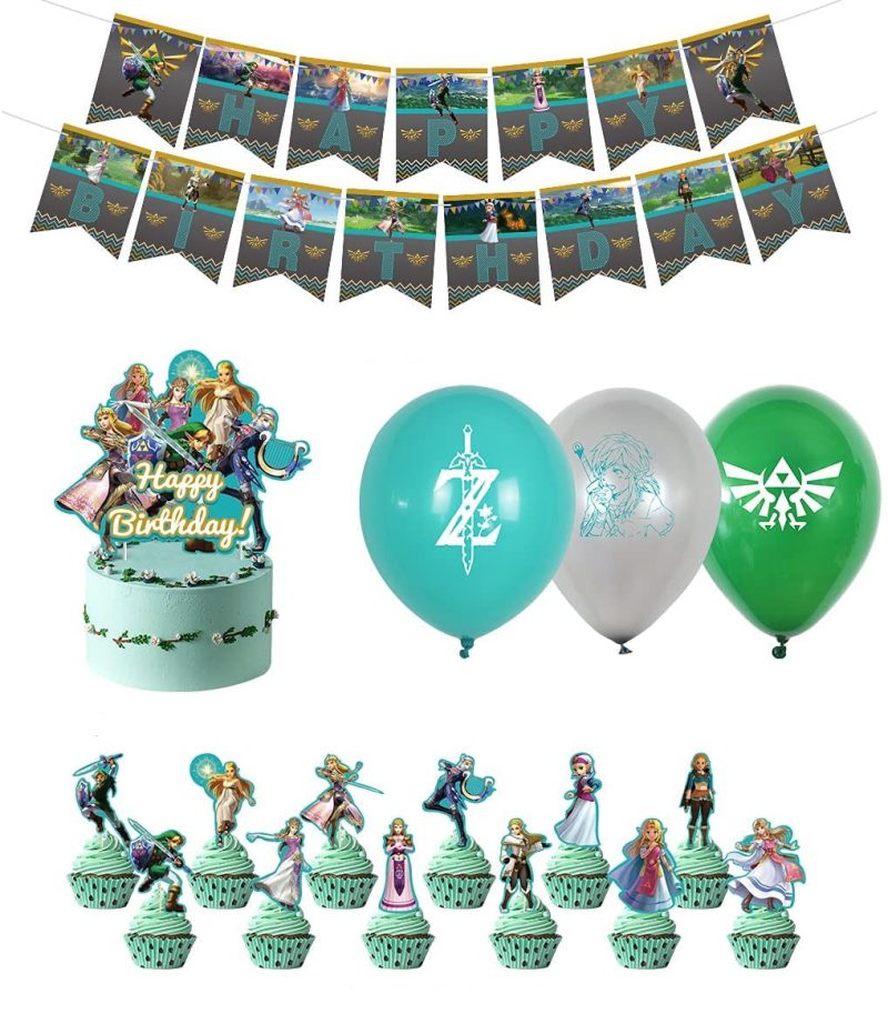 deco anniversaire zelda party kit