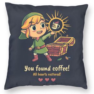 housse coussin zelda you found coffee