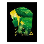 poster link ocarina of time