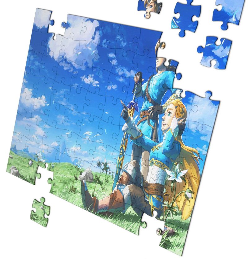 puzzle zelda link princesse botw