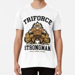 tee shirt zelda triforce strongman botw
